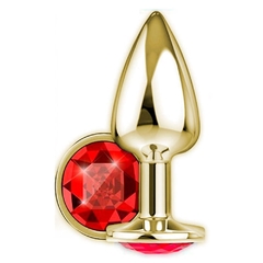 PLUG ANAL GOLD DIAMOND 7 X 2,8 CM DELICIOUS - comprar online