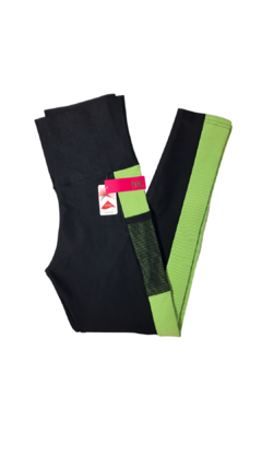 Legging JACQUARD Preta e verde com Bolso - comprar online