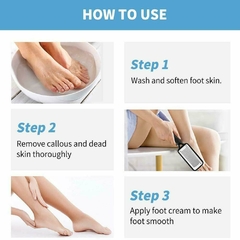 Foot Rasp File Callus Remover Pedicure Tool Dead Hard Skin Scraper Scrubber Tool - AZESHOP