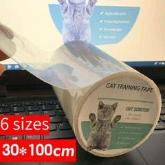 Imagem do 6sizes Transparent Cat Anti-scratch Sticker Furniture Sofa Protective Tape Pet Scratch Board Pet Cat Dog Supplies Wearable Decal