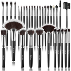 Makeup Brushes, SOLVE 32pcs Professional Makeup Brush Set High Quality Natural Synthetic Hair Makeup Brush Tools Kit