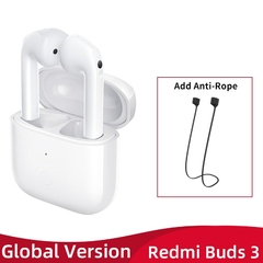 Xiaomi Redmi Buds 3 TWS Wireless Bluetooth Earphone Dual Mic Noise Cancellation Earbuds QCC 3040 Chip Water Resistant Headphones - comprar online