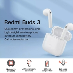 Xiaomi Redmi Buds 3 TWS Wireless Bluetooth Earphone Dual Mic Noise Cancellation Earbuds QCC 3040 Chip Water Resistant Headphones