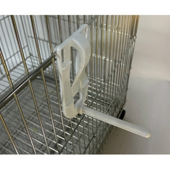 Birds Food Holder Pet Parrot Feeding Fruit Vegtable Clip Cuttlefish Bone Feeder Device Pin Clamp Bird Cage Accessories