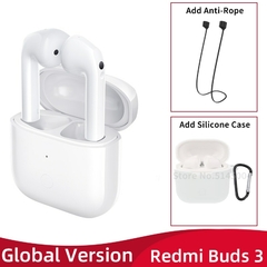 Imagem do Xiaomi Redmi Buds 3 TWS Wireless Bluetooth Earphone Dual Mic Noise Cancellation Earbuds QCC 3040 Chip Water Resistant Headphones