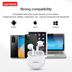 Original Lenovo HT38 TWS Earphone Wireless Bluetooth Headphones AI Control Mini Headset Stereo bass With Mic Noise Reduction na internet