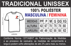 Camiseta 100% poliéster