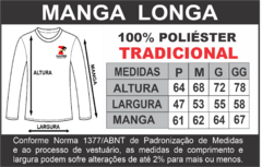 Imagem do Manga longa 100% Poliéster premium