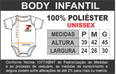 Body 100% poliéster malha fria unissex