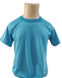 Camiseta 100% Poliéster infantil PREMIUM - Camisetas para sublimação | atacado| lisas | ZANFFER CAMISETAS