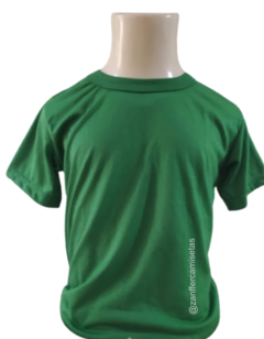 Camiseta 100% Poliéster infantil PREMIUM