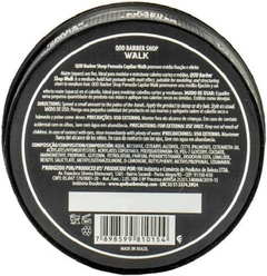 Pomada Capilar Walk, QOD Barber Shop, Média Fixação Efeito Matte, 70G - comprar online