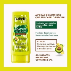 DaBelle Hair Abacate Nutritivo - Shampoo 250ml e Condicionador 200ml. na internet