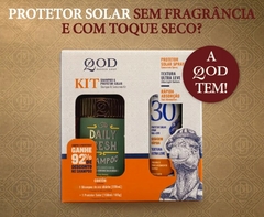 Kit QOD Shampoo The Daily Fresh 220Ml+Protetor Solar Spray 150 ml na internet