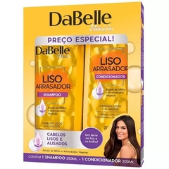 DaBelle Hair Liso Arrasador - Shampoo 250ml e Condicionador 200ml.