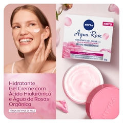 Aqua Rose Nivea Gel Hidratante Água de Rosas Orgânicas 50g.