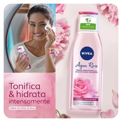 Aqua Rose Nivea Tonico Hidratante Água de Rosas Orgânicas 200ml