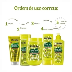 DaBelle Hair Abacate Nutritivo - Creme de Pentear 270g - Dara Rio Saúde e Bem-estar