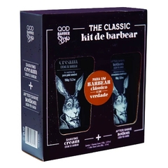 Kit QOD Barber Shop com Creme de Barbear + Loção Pós Barba - comprar online