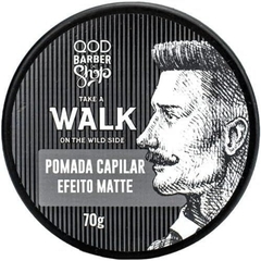 Pomada Capilar Walk, QOD Barber Shop, Média Fixação Efeito Matte, 70G