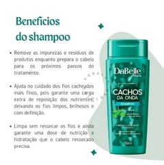 Imagem do DaBelle Hair Cachos da Onda - Shampoo 250ml e Condicionador 175ml.