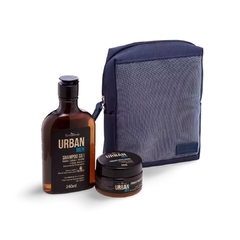 Kit Urban Men Shampoo 3x1 + Pomada Modeladora + Nécessaire