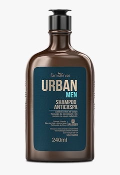 Shampoo Urban Men Anticaspa 240ml Farmaervas