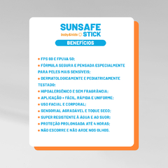 Protetor Solar Infantil FPS60 FPUVA 50 SUNSAFE Baby & Kids 15,5g