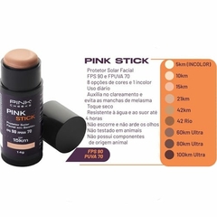 Protetor Solar Facial Pink Cheeks 14g com cor FPS90 FPUVA70 15Km - comprar online