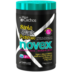 Creme de Tratamento Novex Meus Cachos Santo Black Poderoso 1Kg