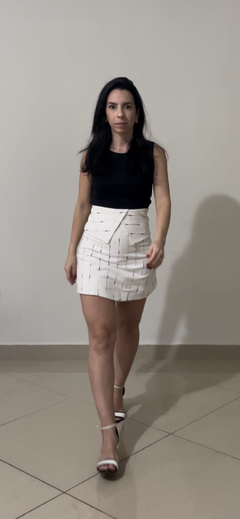 Short Saia Marina - branco - loja online