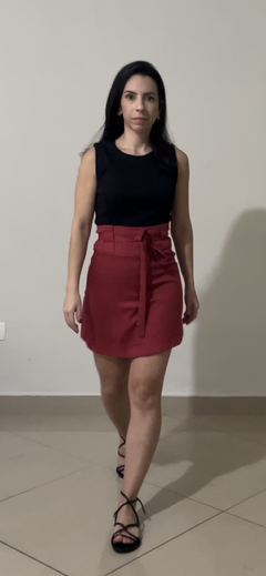 Short Saia Nancy - vermelho melancia na internet