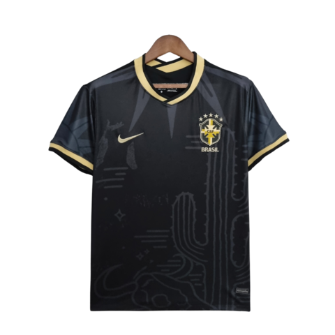 Camisa Seleção Brasil I 20/21 Torcedor Nike Masculina - Amarelo e