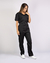 Conjunto Scrub Oxford Feminino Personalizado IDEAU - Preto na internet