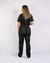 Conjunto Scrub Oxford Feminino Personalizado IDEAU - Preto - loja online