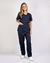 Conjunto Scrub Oxford Feminino Personalizado IDEAU - Azul Marinho