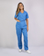 Conjunto Scrub Oxford Feminino - Azul Hospitalar