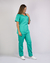 Conjunto Scrub Oxford Feminino Personalizado IDEAU - Verde Jade na internet