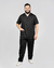 Conjunto Scrub Gabardine Masculino Personalizado IDEAU - Preto