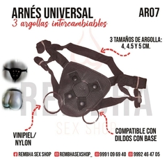 arnes universal 3 argollas intercambiables