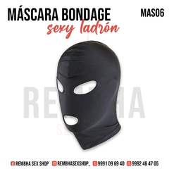 Máscara sexi bondage ladrón