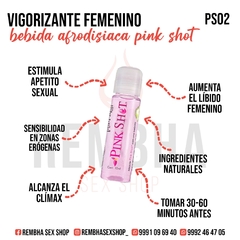 PINK SHOT BEBIDA AFRODISIACA SEXUAL PARA MUJERES