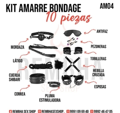 KIT 10 PIEZAS MASOQUISMO AMARRE