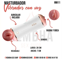 MASTURBADOR VIBRADOR CON VOZ