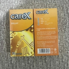 12 condones carex con retardante