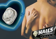 HALLS negro para sexo oral