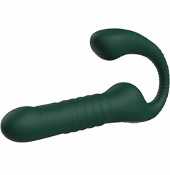 Vibrador telescopico doble penetración lesbico