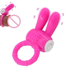 Anillo vibrador con estimulador clítoris de pilas