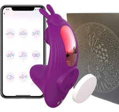 Vibrador bragas con succionador control por app