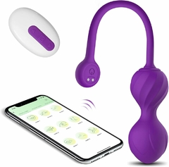 Bala vibradora kegel con control y aplicación